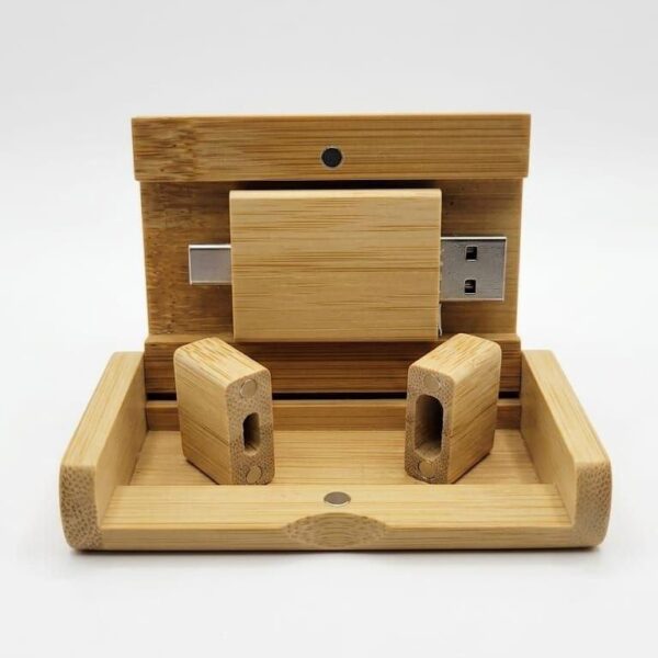 2-in-1 OTG USB wooden pen drive